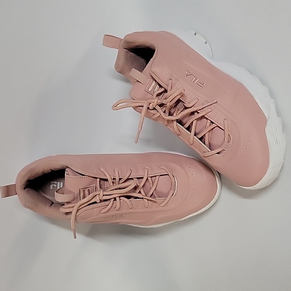 Fila Pink Disruptor II FS Women's Lifestyle Chunky Platform Sneakers, Size 11 - Picture 1 of 13